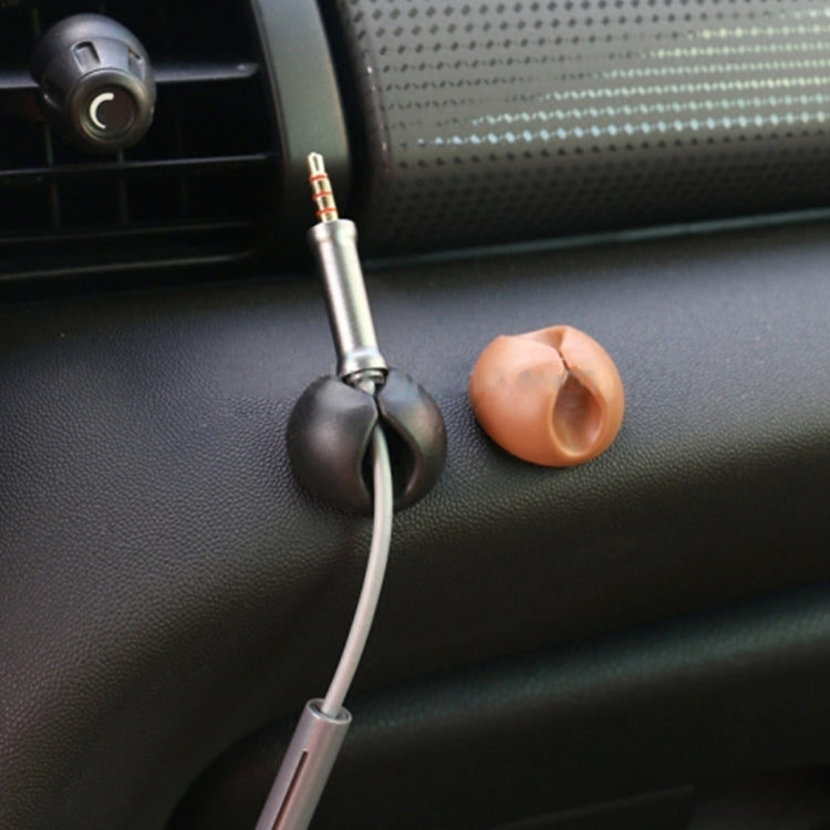 Clip per cavi singoli in silicone 5 pezzi