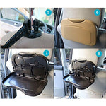 Tavolo pieghevole per sedile posteriore automatico per bevande, vassoio per tazze, supporto per scrivania, Black, Gray, Beige