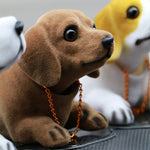 Ornamenti per auto con bambole per cani, Huskies, Dalmatians, Beagle, Shepherd, Sausage dog