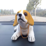 Ornamenti per auto con bambole per cani, Huskies, Dalmatians, Beagle, Shepherd, Sausage dog