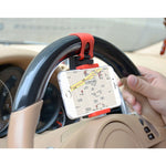 Per iPhone, Galaxy, Huawei, Xiaomi, LG, HTC e altri smartphone, Steering Wheel Bracket