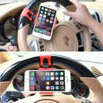 Per iPhone, Galaxy, Huawei, Xiaomi, LG, HTC e altri smartphone, Steering Wheel Bracket