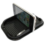 Tappetino antiscivolo per telefono da auto punteggiato, Black