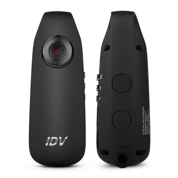 IDV 007 HD 1080P Clip Design Registratore per le forze dell'ordine Mini registratore di monitoraggio portatile, supporto rilevamento movimento e scheda TF (max 128 GB)