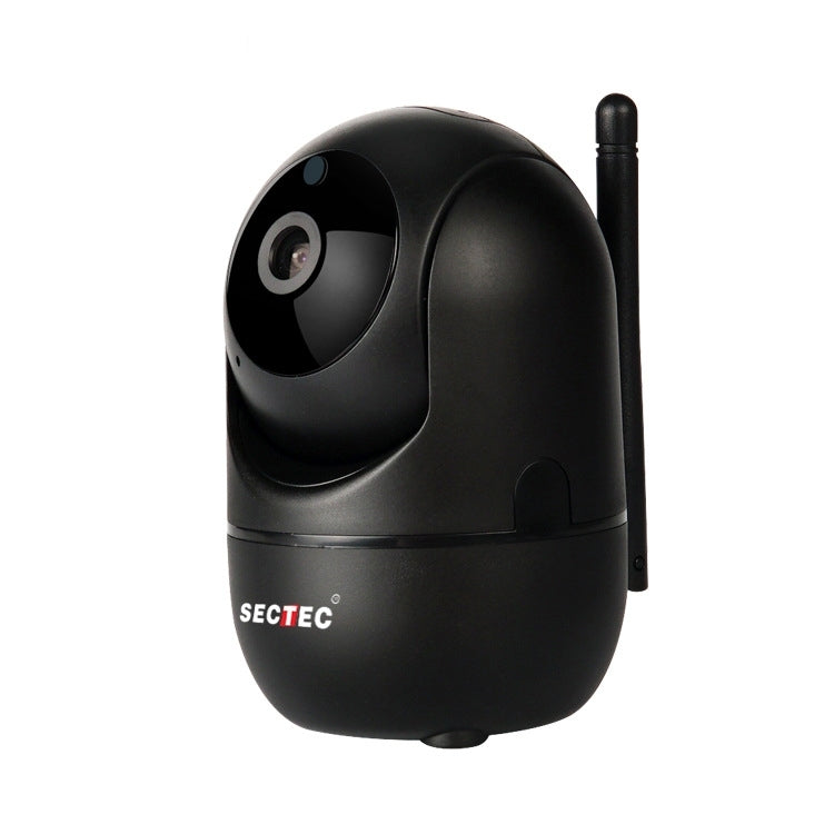 SECTEC IL-HIP291G-2M-AI Telecamera nera per interni domestici Wireless Wifi Telecamera di sorveglianza di rete HD con tracciamento automatico intelligente, Black