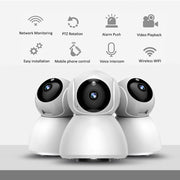 Telecamera IP wireless 720P HD 1.0 MP, supporto visione notturna a infrarossi/rilevamento movimento/controllo APP, presa EU, 720P