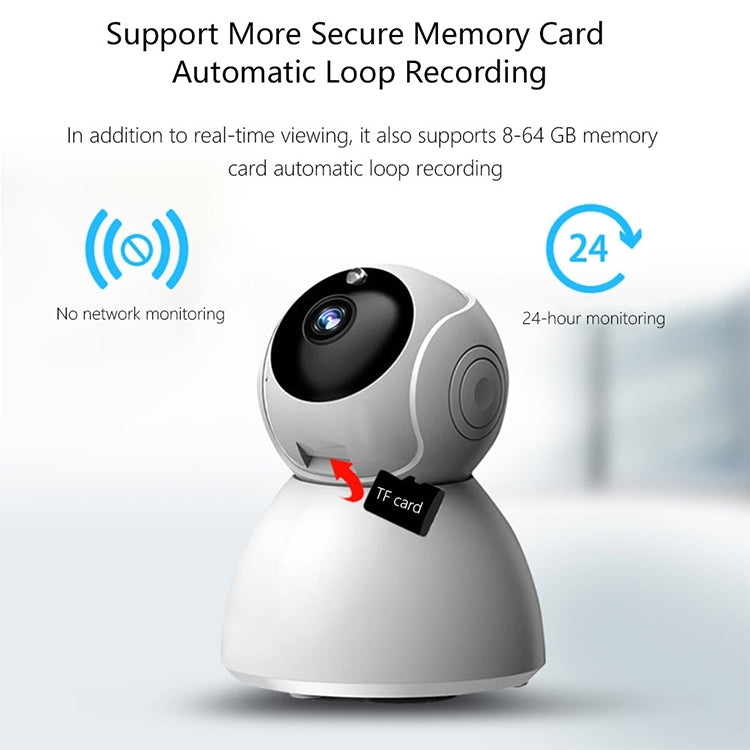 Telecamera IP wireless 720P HD con visione notturna a infrarossi
