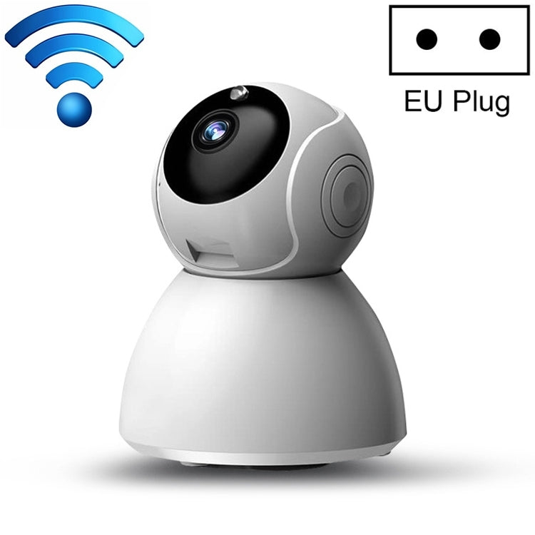 Telecamera IP wireless 720P HD 1.0 MP, supporto visione notturna a infrarossi/rilevamento movimento/controllo APP, presa EU, 720P