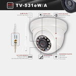 Fotocamera AHD impermeabile 3 MP con 12 LED IR