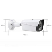 632A Fotocamera AHD impermeabile certificata CE e RoHS con obiettivo da 3,6 mm e 3 MP con 36 LED IR, supporto per visione notturna e bilanciamento del bianco, 632A-W, 632A-L, 632A-H2