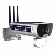 T8 1080P Full HD Batteria solare Telecamera di rete con allarme sonoro e luce a bassissima potenza, supporto rilevamento movimento, visione notturna, audio bidirezionale, scheda TF, T8