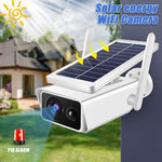 Telecamera di sicurezza WiFi T13-2 1080P HD ad energia solare da 2,4 GHz senza batteria, supporto rilevamento movimento, visione notturna, audio bidirezionale, scheda TF, T13-2 without Battery