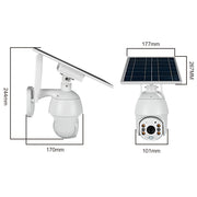 Telecamera WiFi ad energia solare T16 1080P Full HD, supporto allarme PIR, visione notturna, audio bidirezionale, scheda TF, WiFi