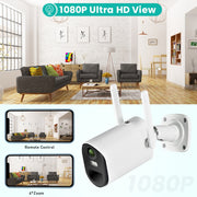 Telecamera WiFi T20 1080P Full HD ad energia solare, supporto rilevamento movimento, visione notturna, audio bidirezionale, scheda TF, WiFi