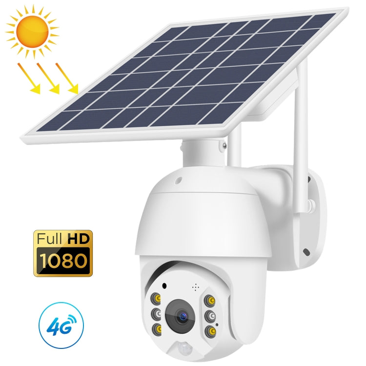 Telecamera ad energia solare per monitoraggio di rete T16 1080P Full HD 4G (versione USA), supporto PIR + allarme radar, visione notturna, audio bidirezionale, scheda TF, 4G (US Version)