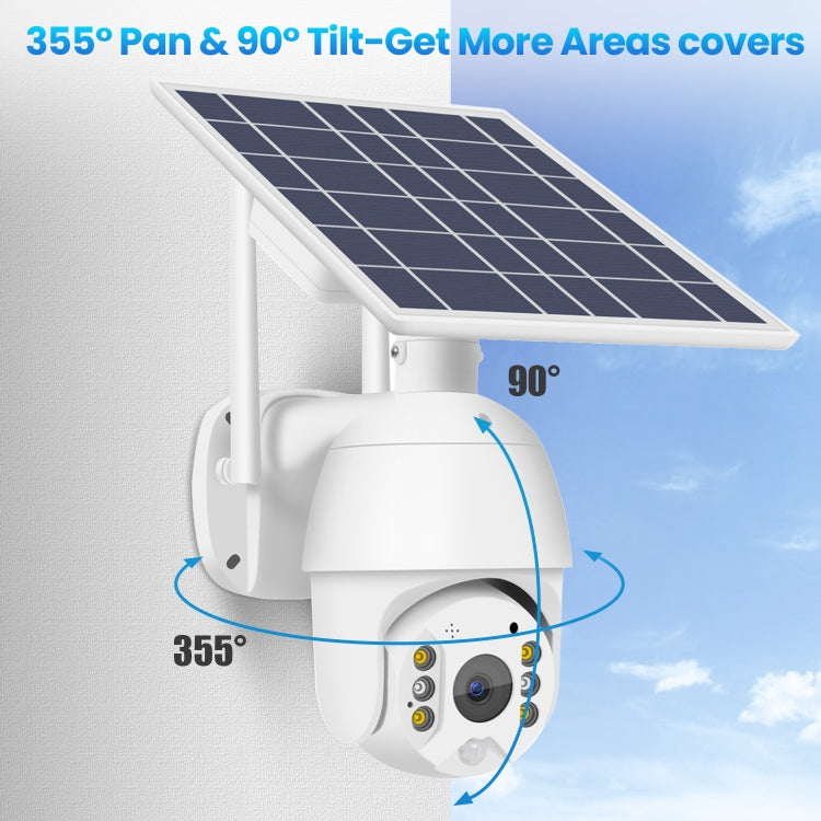 Telecamera di sicurezza solare 1080P Full HD 4G versione UE