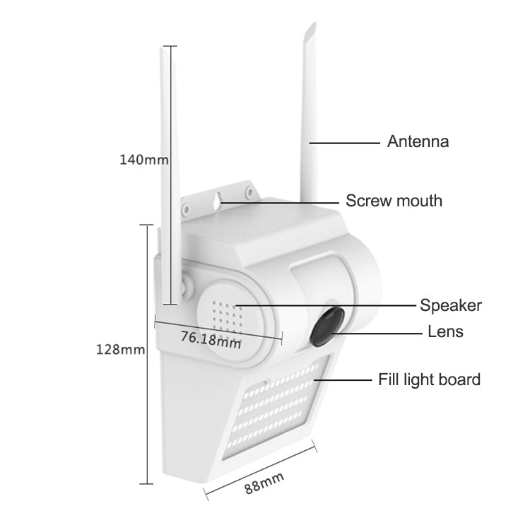 DP14 Smart Camera da parete 1080P HD con visione notturna