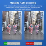 DP14 Smart Camera da parete 1080P HD con visione notturna