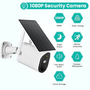 Telecamera ad energia solare T20 1080P Full HD 4G (versione USA), supporto sensore a infrarossi PIR per il corpo umano, visione notturna, audio bidirezionale, scheda TF, 4G (US Version)