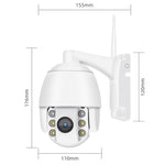 QX2 4G EU Camera IP66 1080P HD Panoramica 360°