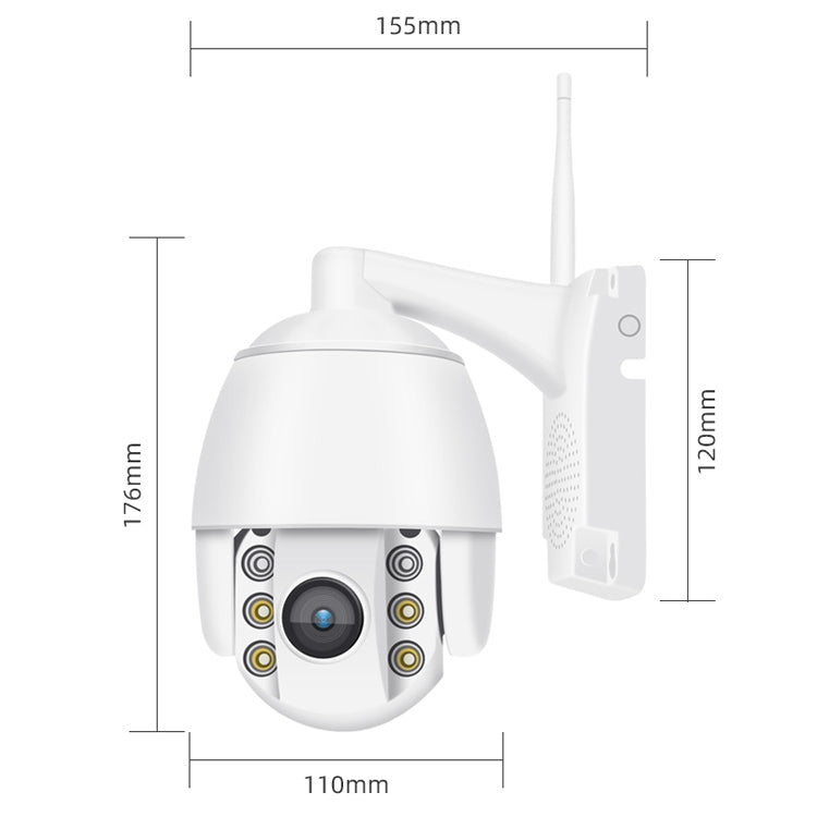 QX2 4G EU Camera IP66 1080P HD Panoramica 360°