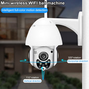 QX3 1080P HD Visione notturna a colori IP65 Smart Camera WiFi impermeabile, supporto rilevamento movimento / scheda TF, spina AU, QX3
