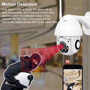 QX3 1080P HD Visione notturna a colori IP65 Smart Camera WiFi impermeabile, supporto rilevamento movimento / scheda TF, spina AU, QX3