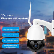 QX5 4G (versione USA) 2,0 milioni di pixel 1080P HD 20X Zoom Dome Smart Camera, supporto visione notturna a infrarossi/rilevamento movimento/interfono vocale/scheda TF, presa americana, 4G US Version