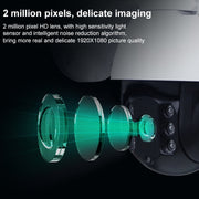 QX9 1080P IP65 Smart Camera WiFi impermeabile, supporto rilevamento movimento / scheda TF / voce bidirezionale, presa AU, QX9