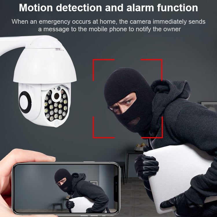 Telecamera di sorveglianza WiFi 1080p con visione notturna