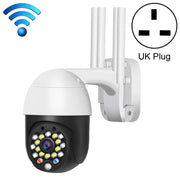 Telecamera di sorveglianza QX27 1080P WiFi ad alta definizione Telecamera dome esterna, supporto visione notturna e rilevamento bidirezionale di voce e movimento, QX27