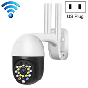 Telecamera di sorveglianza QX27 1080P WiFi ad alta definizione Telecamera dome esterna, supporto visione notturna e rilevamento bidirezionale di voce e movimento, QX27