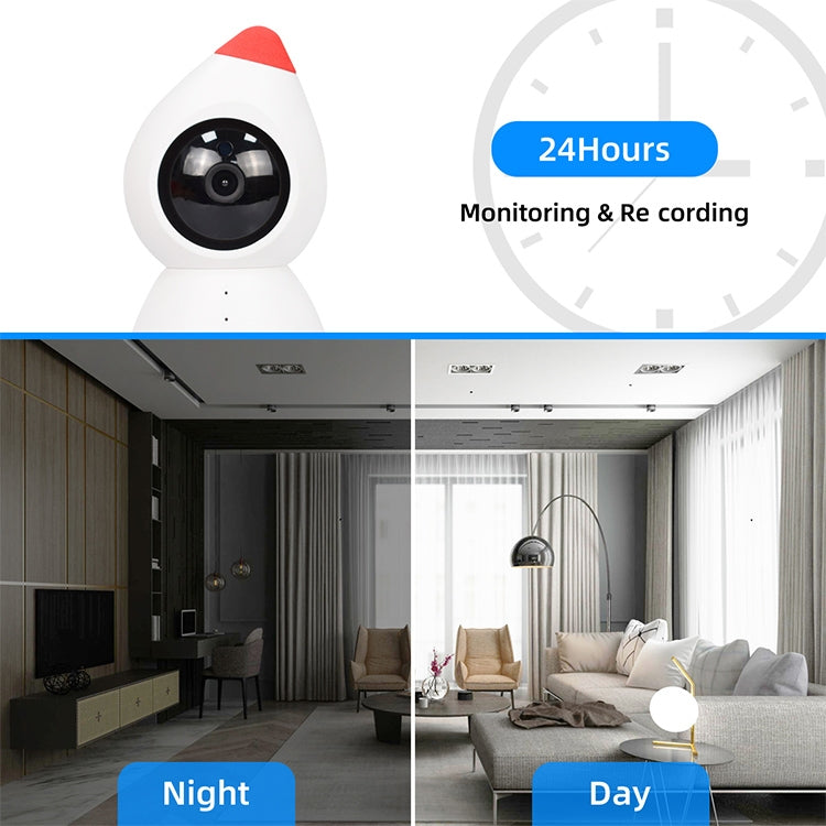 Telecamera da interni wireless HD 2MP con visione notturna