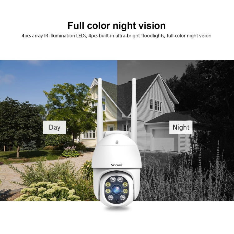 Sricam SP028 Telecamera PTZ per esterni HD 1080P con audio