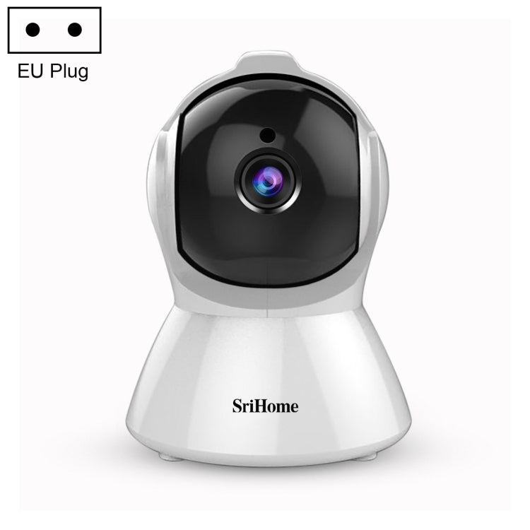 SriHome SH025 Telecamera IP con tracciamento automatico 1080P HD AI da 2,0 milioni di pixel, supporto audio bidirezionale / tracciamento del movimento / rilevamento umanoide / visione notturna / scheda TF, presa AU, SH025