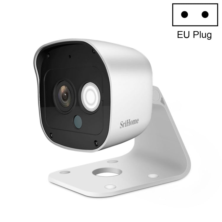 SriHome SH029 Telecamera AI HD da 3,0 milioni di pixel 1296P, supporta conversazione bidirezionale/rilevamento movimento/rilevamento umanoidi/visione notturna/scheda TF, presa AU, SH029