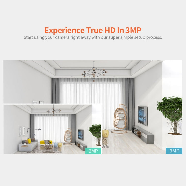 SriHome SH029 Telecamera AI HD da 3,0 milioni di pixel 1296P, supporta conversazione bidirezionale/rilevamento movimento/rilevamento umanoidi/visione notturna/scheda TF, presa AU, SH029