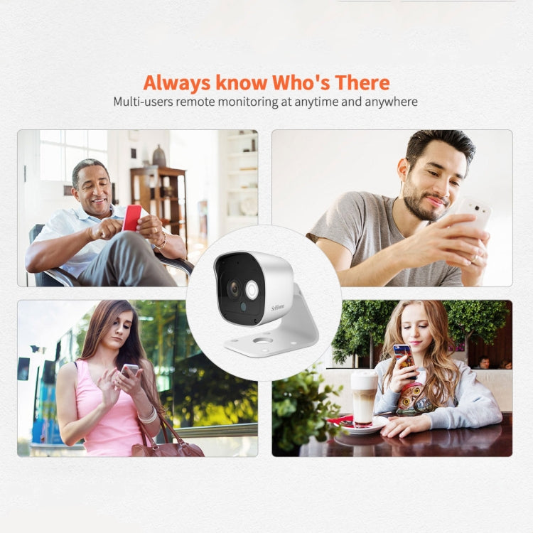 SriHome SH029 Telecamera AI HD da 3,0 milioni di pixel 1296P, supporta conversazione bidirezionale/rilevamento movimento/rilevamento umanoidi/visione notturna/scheda TF, presa AU, SH029