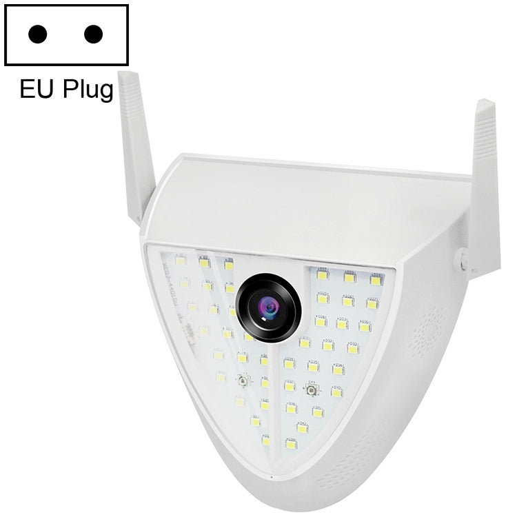 DP16 2.0 Megapixel 42 LED Luce da giardino Smart Camera, Supporto rilevamento del movimento / Visione notturna / Citofono vocale / Scheda TF, Spina AU, DP16