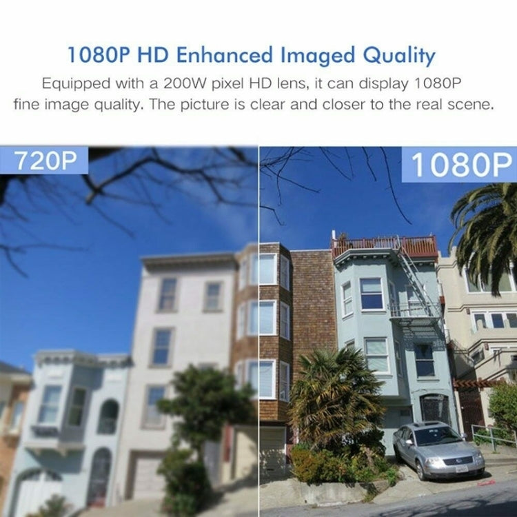 Telecamera di sorveglianza wireless HD PTZ Sicurezza domestica Telecamera dome di rete impermeabile IP66 esterna, supporto visione notturna e rilevamento del movimento e scheda TF, presa americana, 2.0 MP