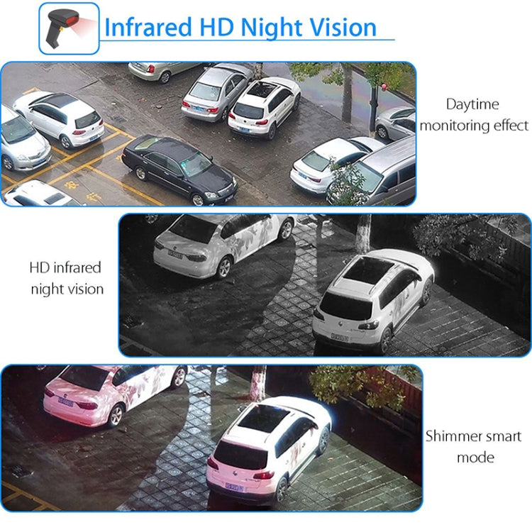 Telecamera di sorveglianza wireless HD PTZ Sicurezza domestica Telecamera dome di rete impermeabile IP66 esterna, supporto visione notturna e rilevamento del movimento e scheda TF, presa americana, 2.0 MP