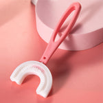 Spazzolino bambini 6-12 anni a forma di U in silicone