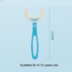 Spazzolino bambini 6-12 anni a forma di U in silicone