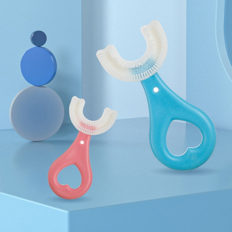 Spazzolino a forma di U per bambini 2-6 anni in silicone