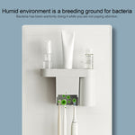 Porta spazzolino da bagno ricaricabile con sterilizzatore UVC