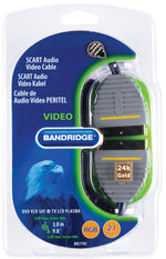 Cavo SCART SCART Maschio - SCART Maschio 3.00 m Blu