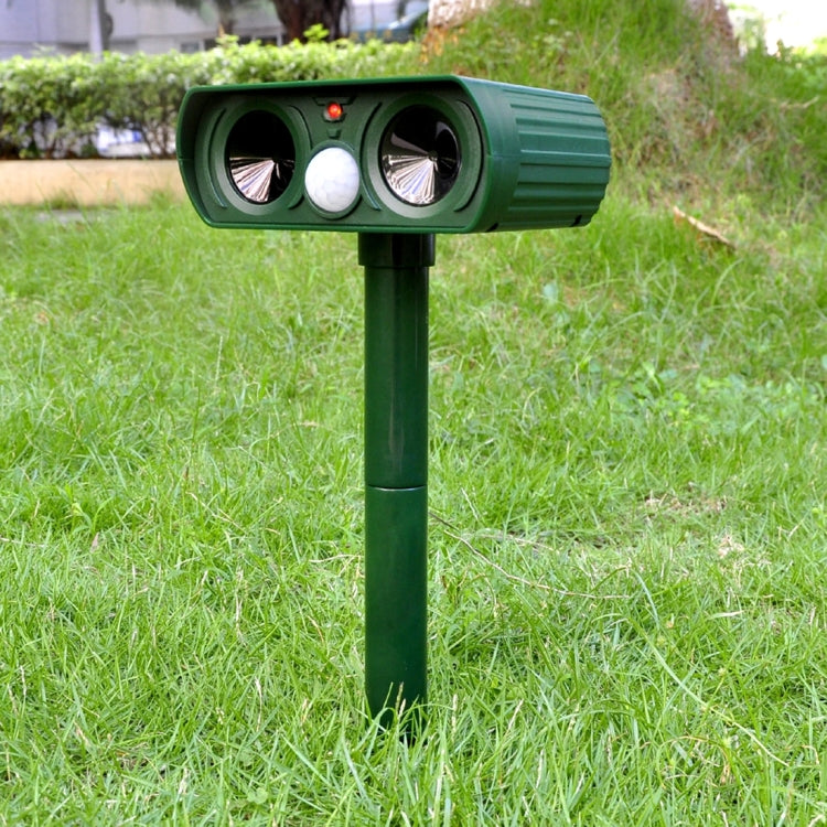 Repellente ad ultrasuoni solare per animali 2 pezzi