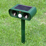Repellente ad ultrasuoni solare per animali 2 pezzi