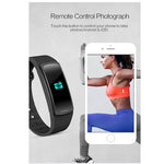 Bracciale intelligente Bluetooth SMA-B3 fitness tracker da 0,96 pollici, impermeabile IP67, supporto Activity Traker / cardiofrequenzimetro / monitor della pressione arteriosa / acquisizione remota, SMA-B3/Black, SMA-B3/Orange, SMA-B3/Green, SMA-B3/Blue