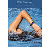 Bracciale intelligente Bluetooth SMA-B3 fitness tracker da 0,96 pollici, impermeabile IP67, supporto Activity Traker / cardiofrequenzimetro / monitor della pressione arteriosa / acquisizione remota, SMA-B3/Black, SMA-B3/Orange, SMA-B3/Green, SMA-B3/Blue